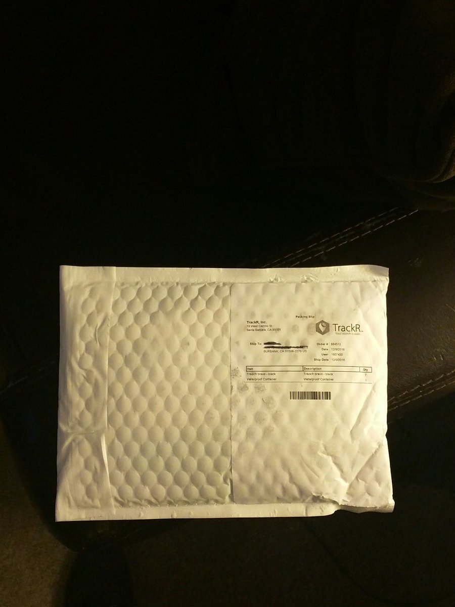 Johnnylove818's tweet image. Thank you @TheTrackR for the amazing shipping times #lightingfast