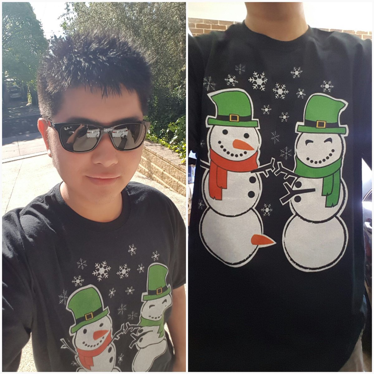 ericthea21's tweet photo. Perfect day for a #ALCselfie with a festive t shirt
#gotchanose #mostwonderfultimeoftheyear #ALC203 https://t.co/F8Ur3xFqgx