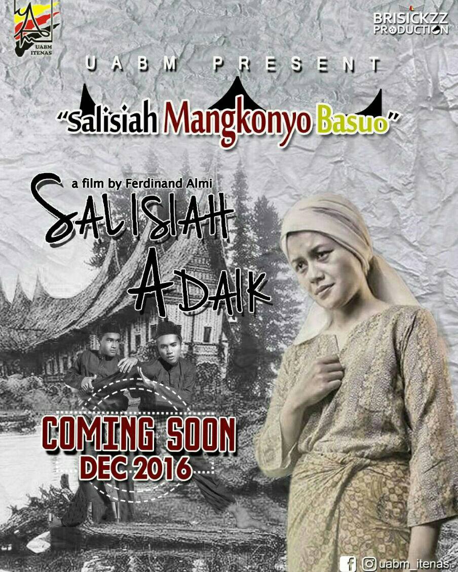 infoSumbar's tweet photo. #SalisiahAdaik Marantau ka Nagari Jawa | Jum'at, 23 Desember '16 di ITENAS Bandung. Ingin Melakukan Pemutaran? Hubungi: 085669048797 (Ryan) https://t.co/TlumInYTfB