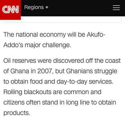 Uhm <a href="/CNN/">CNN</a>, I didn't know Ghanaians "stand in long lines to obtain products" or "struggle to obtain food". And I live there. #CNNGetItRight