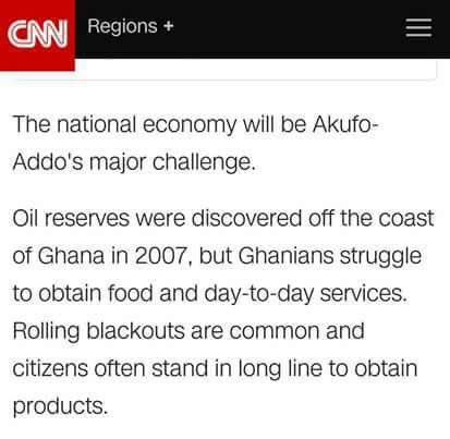 Ghanaians queue for products? We struggle to obtain food day-to-day??? I don't get it.Which Ghana are you reporting on <a href="/CNN/">CNN</a>? #CNNGetItRight