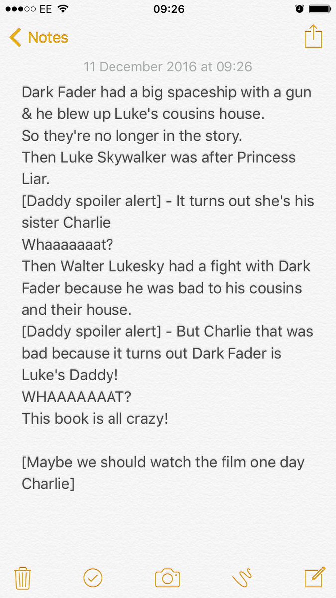toddlercrap's tweet photo. Star Wars summarised:
#Charliesays #StarWars #Darkfader #Princessliar https://t.co/P2CIhRrP5C