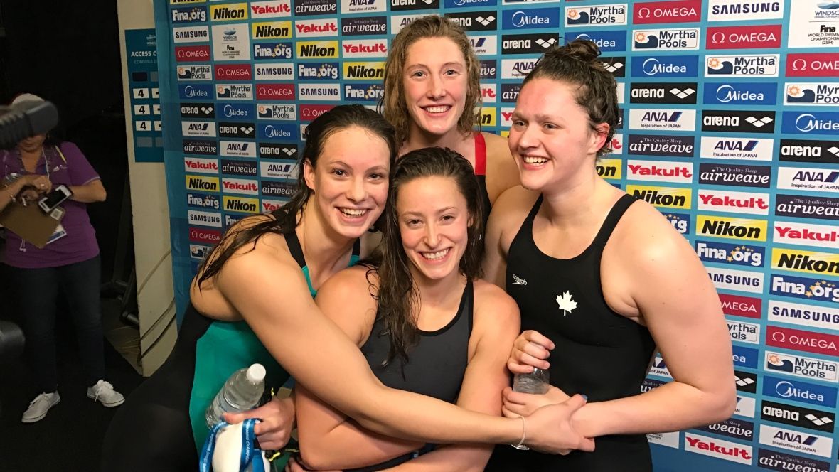 ICYMI | Oleksiak anchors Canada to short-course relay gold 🏅 buff.ly/2hqWEao