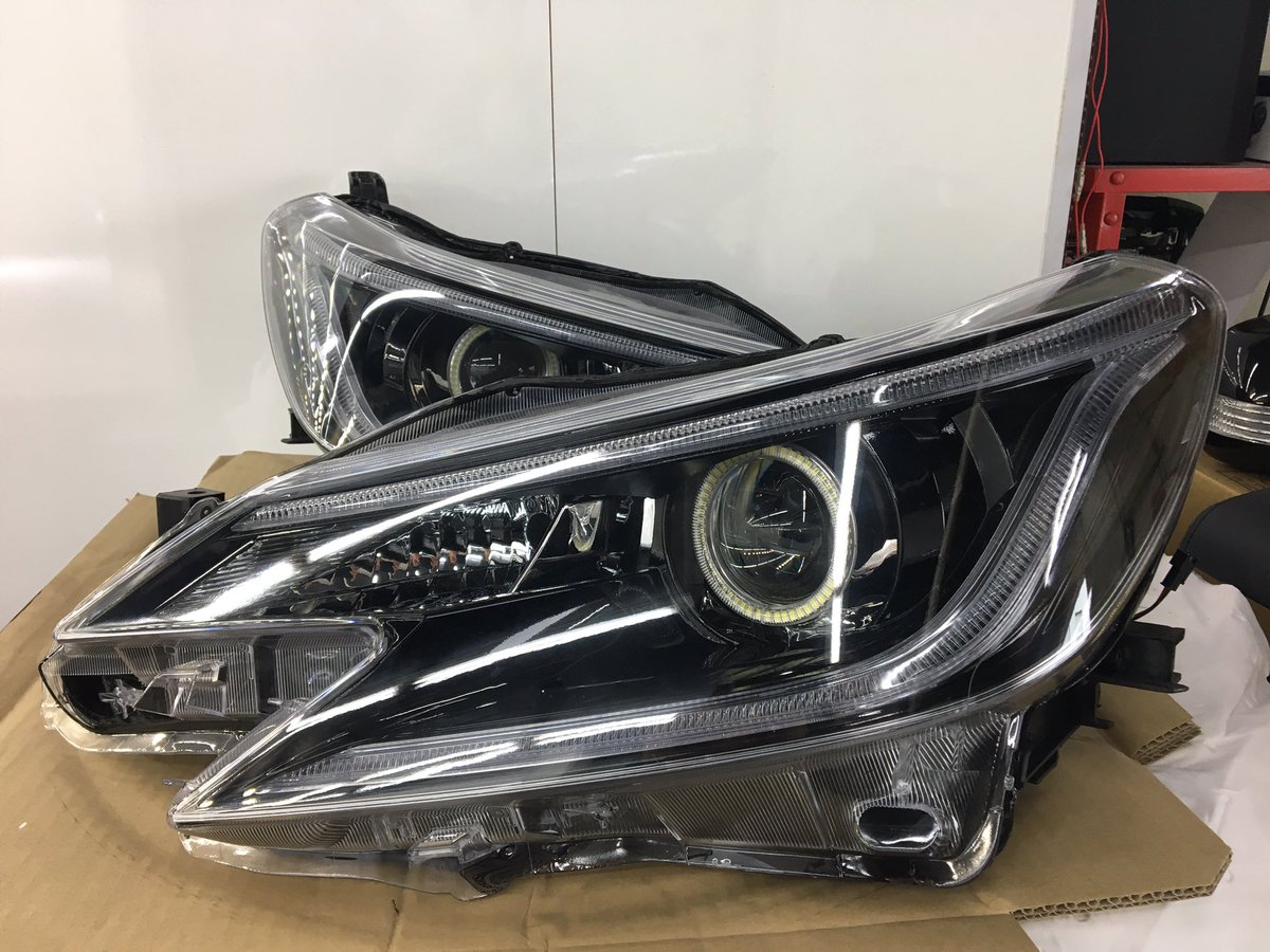 マークX 加工ヘッドライト