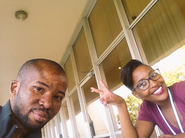 TiyaniTee's tweet photo. Managed to get @4ever_Nyakallo to attend #SFSA2016. Next mission, her to watch #StarWars. Not feeling the force yet. #JadiMindTricks #Nerds https://t.co/3FN49xfinU