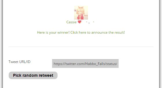 well done to our twitter competition winner <a href="/teapuphabbo/">Cassie 💖゜・。・</a> who has just bagged themselves a crown, DM us your habbo name for us to send prize.