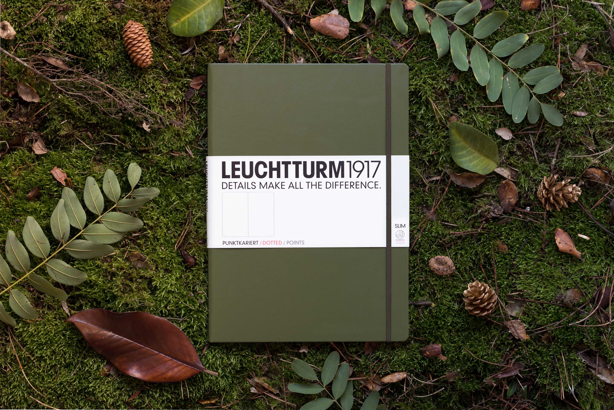 Leuchtturm1917 on Twitter: "The #winter forest floor and #Leuchtturm1917  Army Green are perfect partners! #lifeiscolour… "