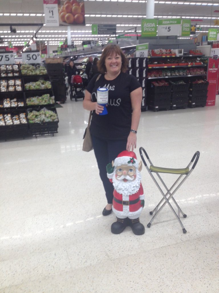Mr and Mrs Claus doing a Stirling job!! <a href="/AsdaRochdale/">Community Champion</a>