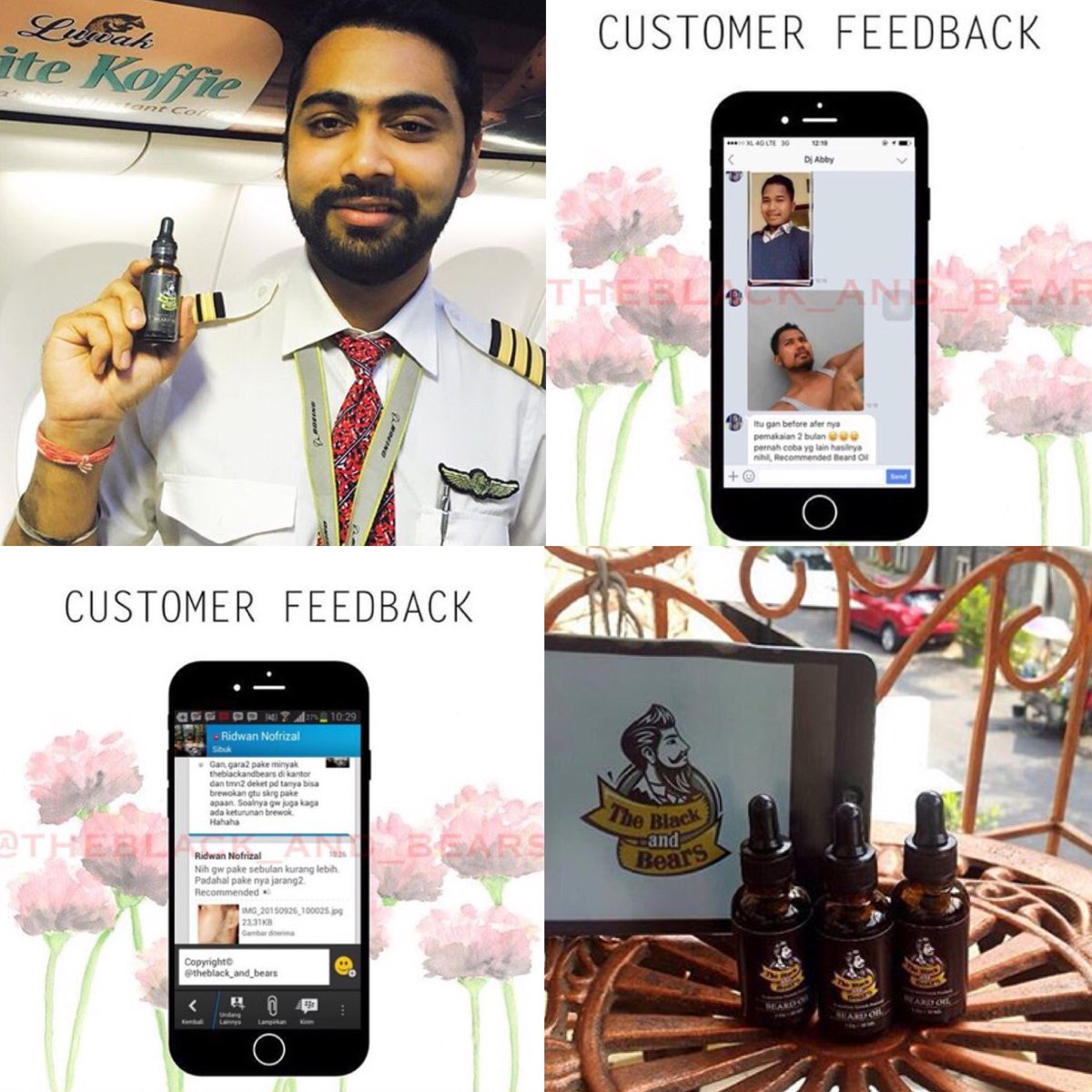 Solusi Pria Yg Ingin Memiliki Brewok, Kumis &amp; Alis Tebal. Follow IG @theblackandbearsofficial |WA: +6281316355321.