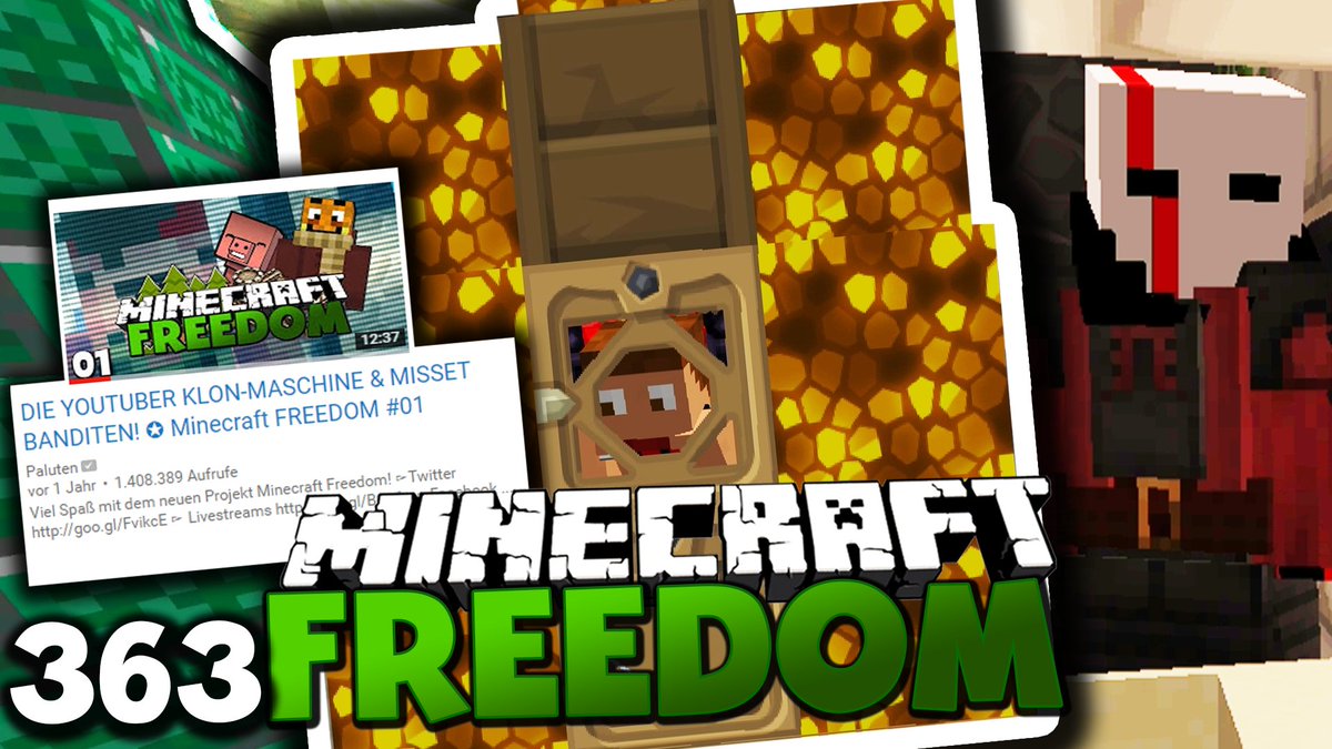 Ein Jahr Minecraft Freedom <3
Danke!
youtu.be/_Aqe4-TOg_M