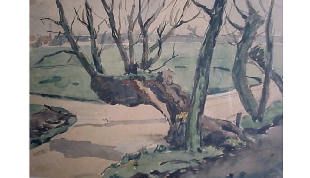 Vanaf 13 december zijn enkele vroege werken van #Mondriaan uit het <a href="/Mondriaanhuis1/">Mondriaanhuis</a> tijdelijk te zien in Flehite