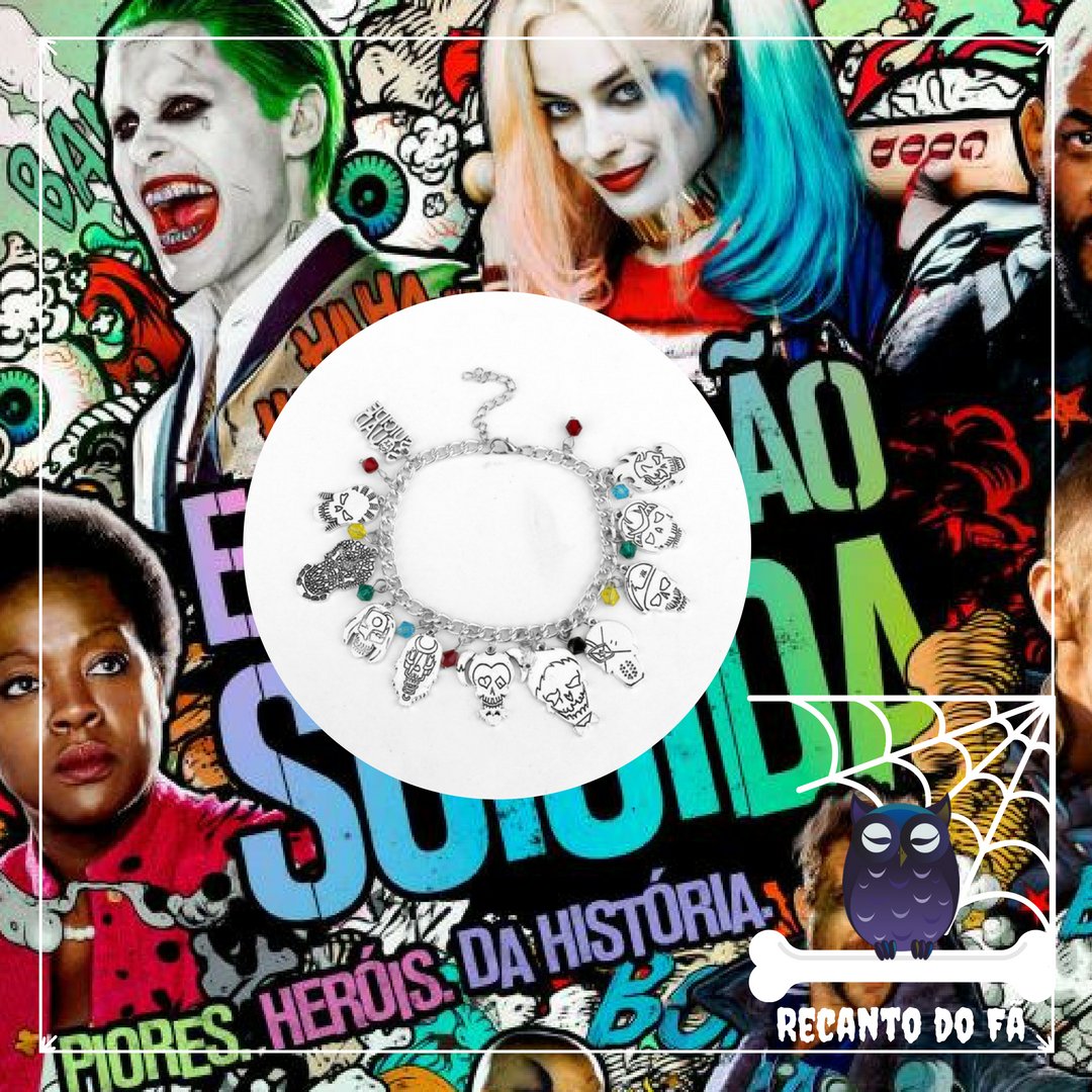 recantodofa's tweet photo. Na #RecantodoFã vc aproveita diversas #Promoções!
Pulseira inspirada em #EsquadrãoSuicida... Venha comprar!
https://t.co/oBUWEu2t6A https://t.co/xWWhV3nZy1