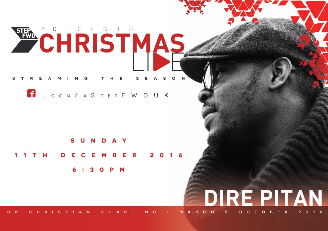 AStepFWD's tweet photo. We're excited that @iamdire #1 #Mar2016 #Oct2016 will be performing at our #ChristmasLIVE2016
Be sure to tune in! https://t.co/ztfABpHHzn