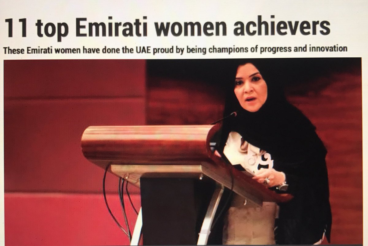 wkabbany's tweet photo. Well done UAE! #womeninleadership -https://t.co/mq3fyZfDwZ https://t.co/i3h7stSkiO