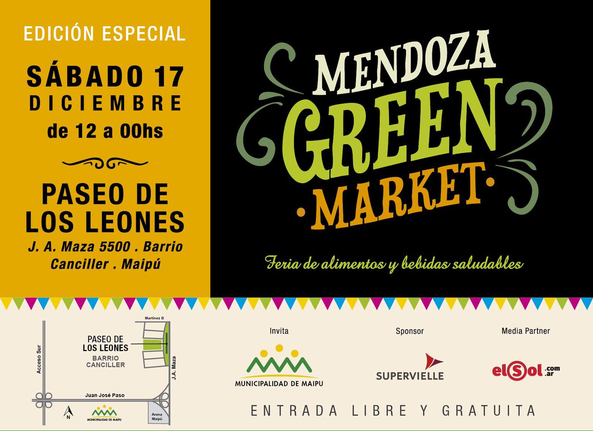 Terminamos el año con una edición especial de <a href="/MzaGreenMarket/">Mendoza Green Market</a> ideal para las Fiestas