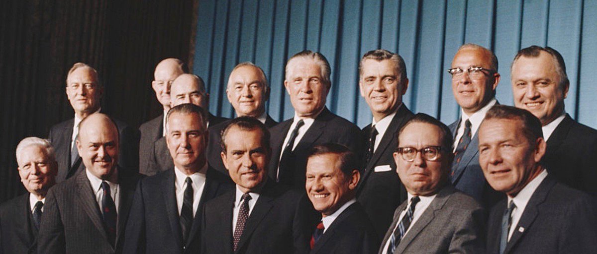 Image result for nixon cabinet 1968