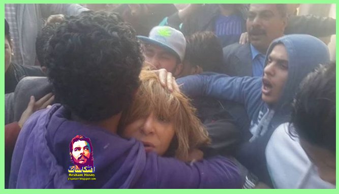  الصور الكاملة :  لضرب لميس الحديدى   فى محيط الكاتدرائية