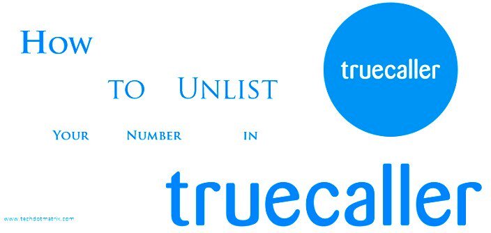 techdotmatrix's tweet image. How to remove your number from Truecaller?
techdotmatrix.com/2016/02/how-to…
#Techdotmatrix #Truecaller