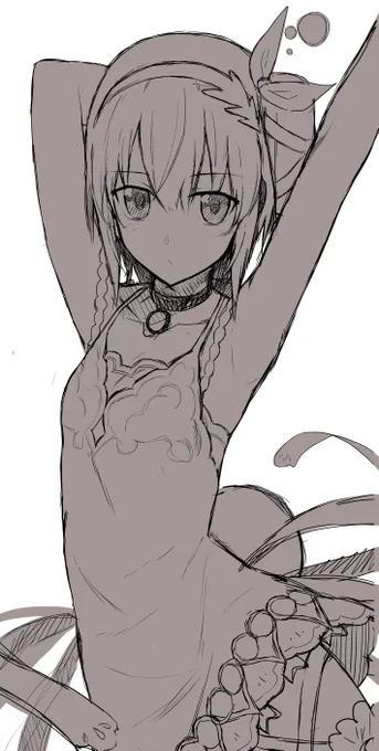 伸びをするエドナちゃんです。 