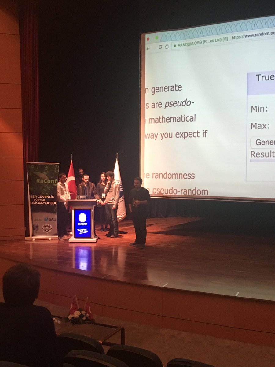 Şimdi #raconf16 da çekiliş vakti!