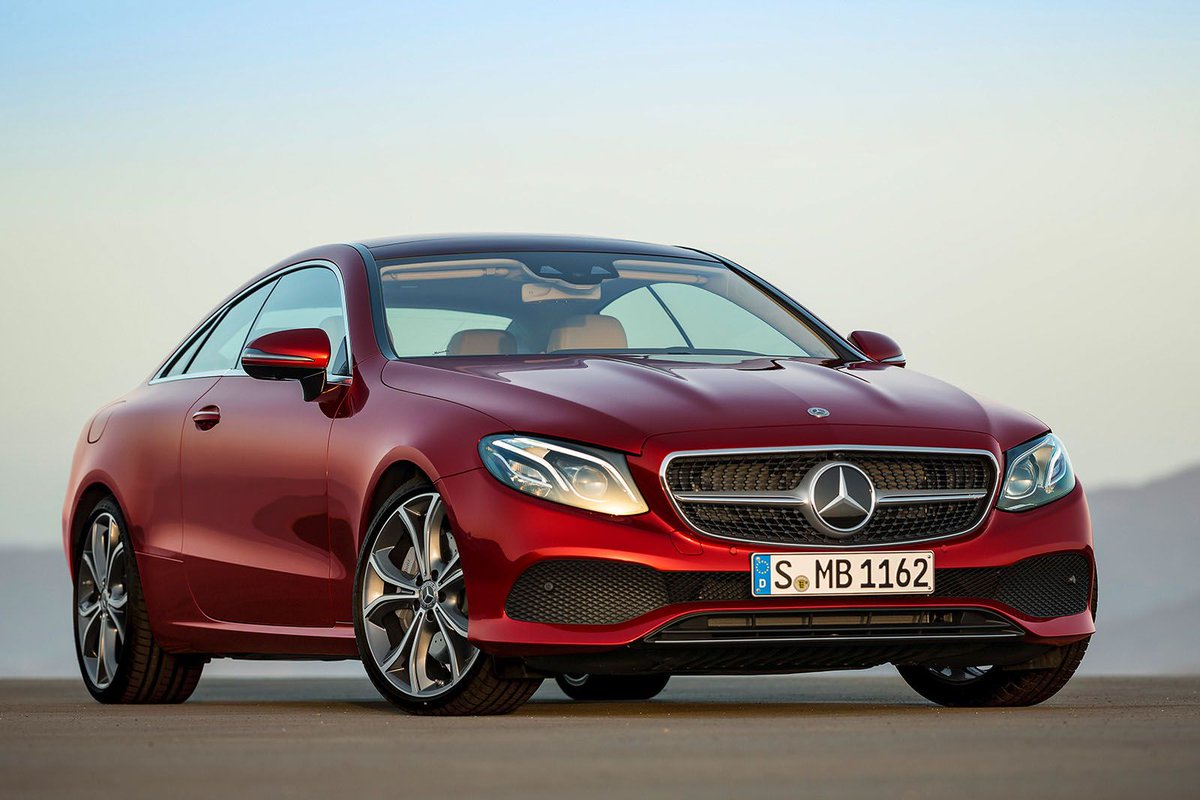 whatcar's tweet photo. In case you missed it: Mercedes-Benz E-Class Coupé officially revealed https://t.co/M4EM9FmfdR https://t.co/GDG6fmPuDW