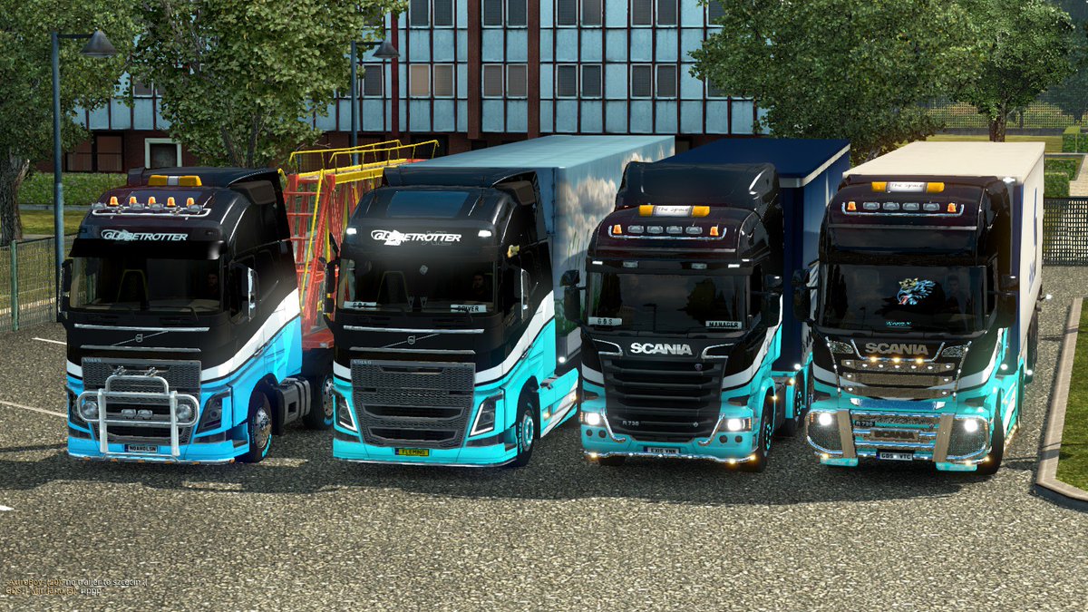GdServices13's tweet photo. A few of our drivers attending the @TruckersMP 12 hour convoy! Huge shout to @TruckersFM keeping us trucking all the way! :D https://t.co/lcE1Nj9wpN