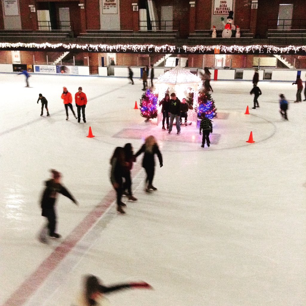Live at Moonlight Skate at <a href="/UIIceArena/">Ice Arena</a> from now until 4pm!