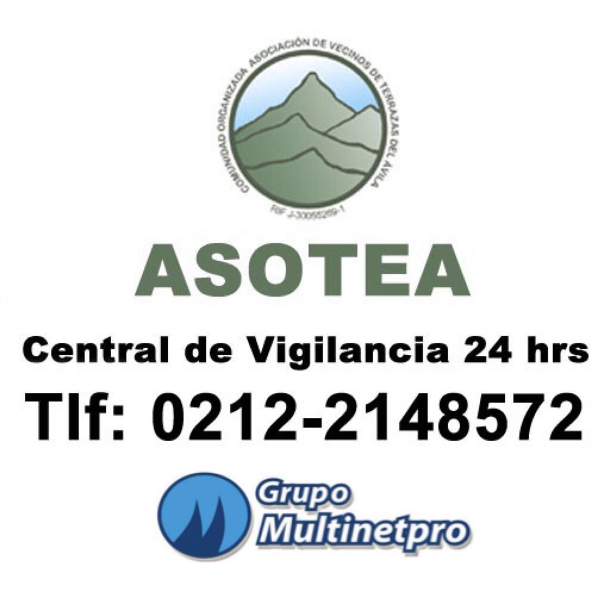 gmultinetpro's tweet image. Ante cualquier irregularidad vecino de Terrazas del Avila comunícate con nuestra central telefónica Asotea 24 horas