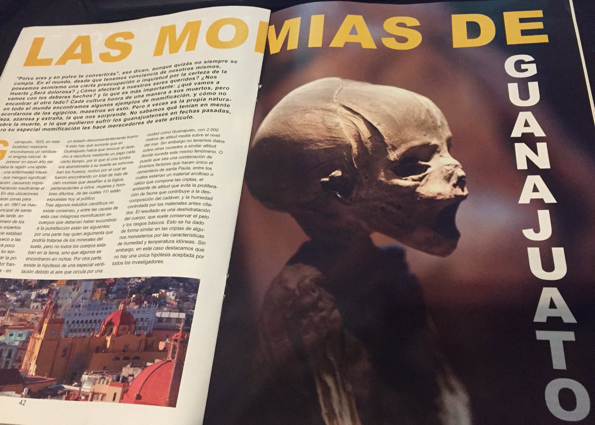 Alvaro_misterio's tweet photo. Aquí os contaba yo todo sobre estas imponentes momias naturales, las de Guanajuato. En @RevistaMisterio #CuartoMilenio https://t.co/AYHIBAzkYe
