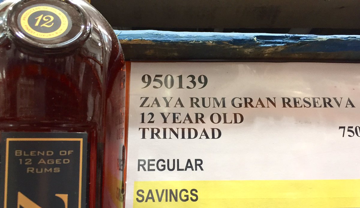 cocktailwonk's tweet image. Hey @Costco - A bit of a labeling problem. Zaya isn't a 12 year rum. The label says a blend of 12 aged rums. Customers easily confused.