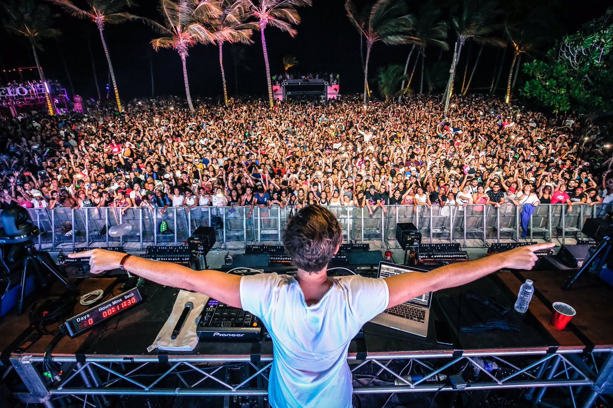 Zedd's tweet image. Punta Cana.