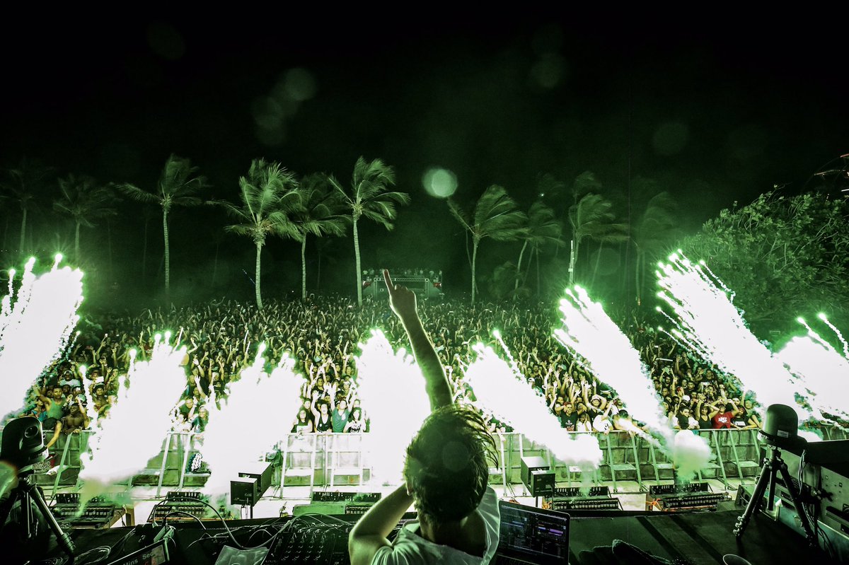 Zedd's tweet image. Punta Cana.