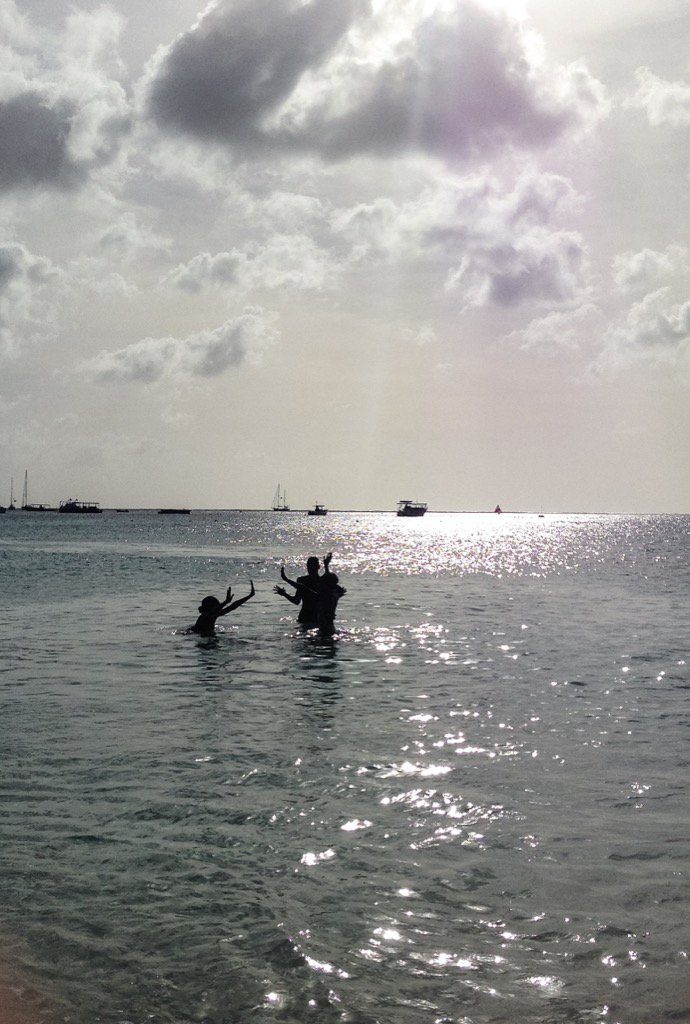 A family having fun at Carlisle Bay Barbados.
#Barbados #Carlislebaybarbados