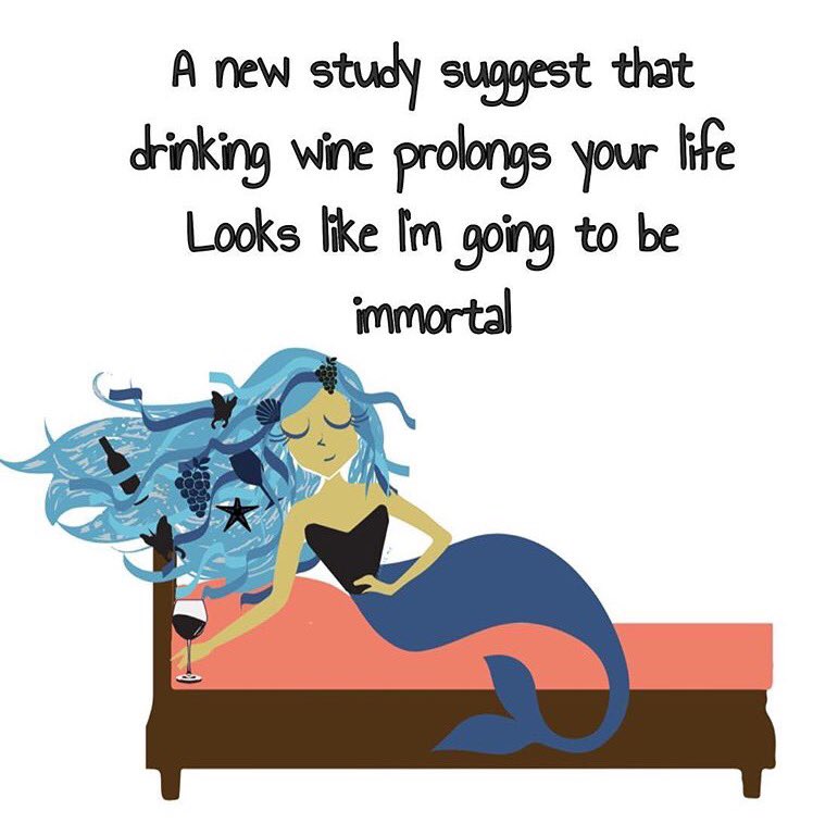 sparkly_wine_'s tweet photo. The more you know 😂🍷
#winehumor #wine #listentothestudy #facts #mermaid #vino https://t.co/WlRVK02fqX