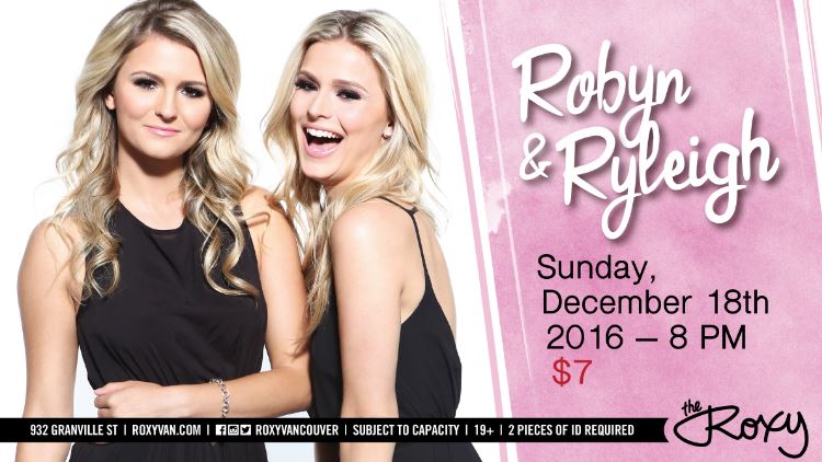 Kick off your #RoxyCountrySunday with Live Music from <a href="/RobynandRyleigh/">Robyn and Ryleigh</a> &amp; Megan Twist! Doors open at 8:00! #LiveMusicLivesHere