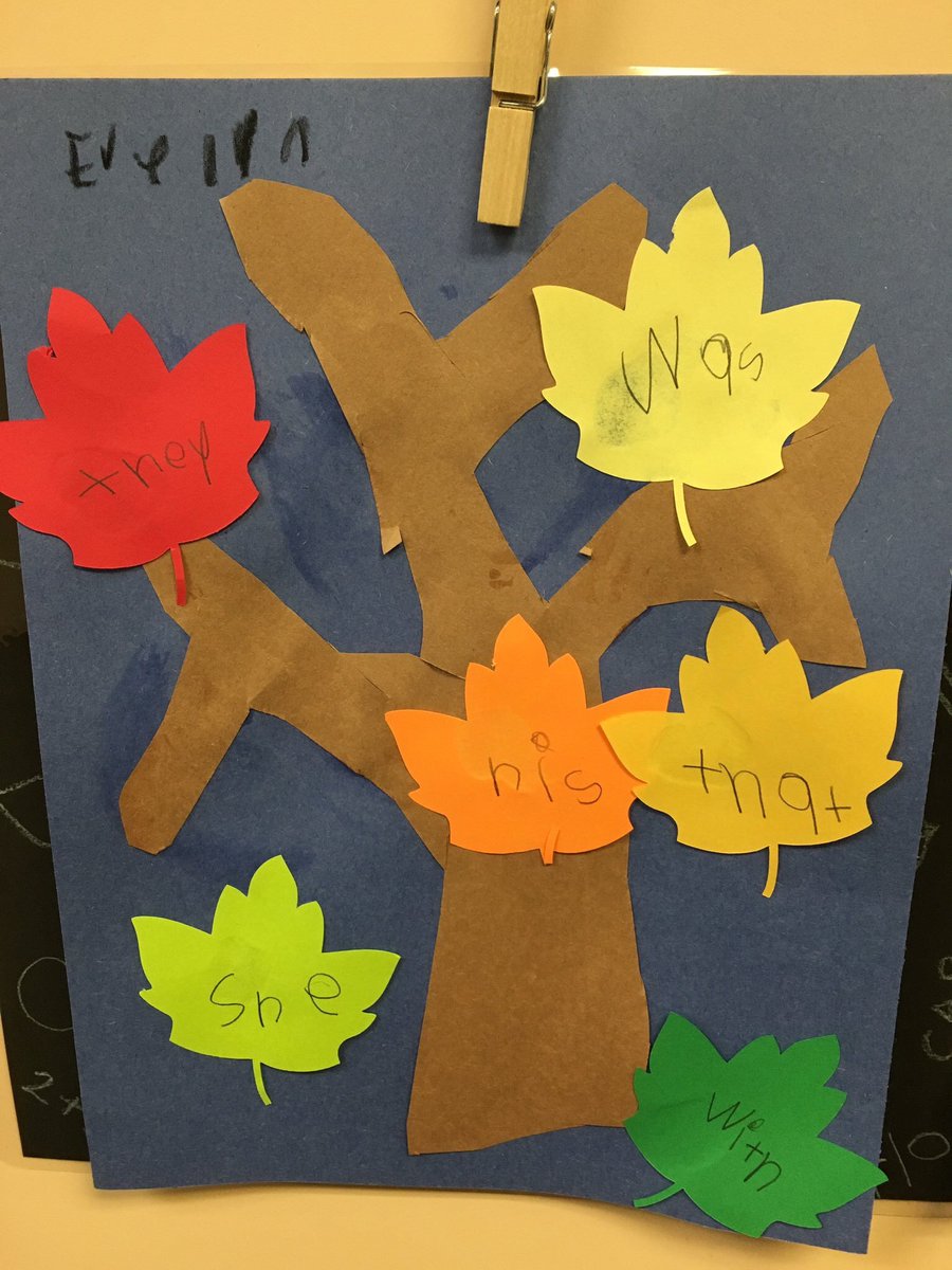 BenferKinder's tweet photo. Kinders 'fall into sight words' @BenferKISD #BenferAwesome #BetterNeverStops #BenferNeverStops #KleinWrites https://t.co/zRNyR7my6H