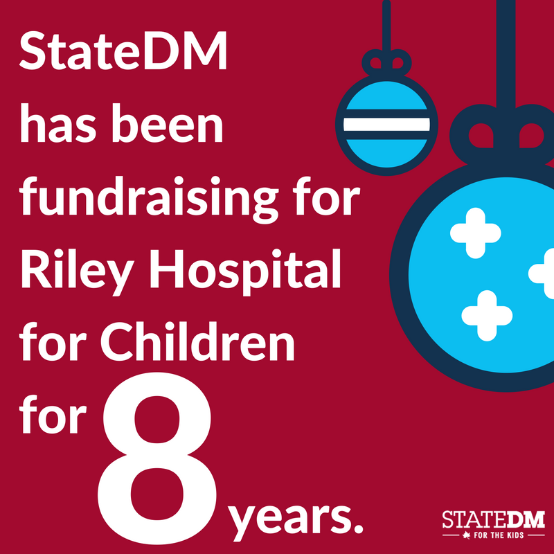 indstateDM's tweet photo. Day 8: Did you know we've been fundraising for @RileyKids for 8 years? #80kIn8 #CountdownToChristmas https://t.co/gwhRVVOlt6