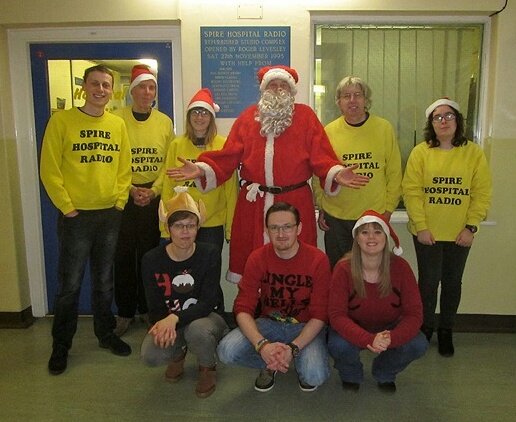 spirehospradio's tweet photo. We've been delivering presents to the patients with Santa on the Wards! https://t.co/jaVa1hpvE8