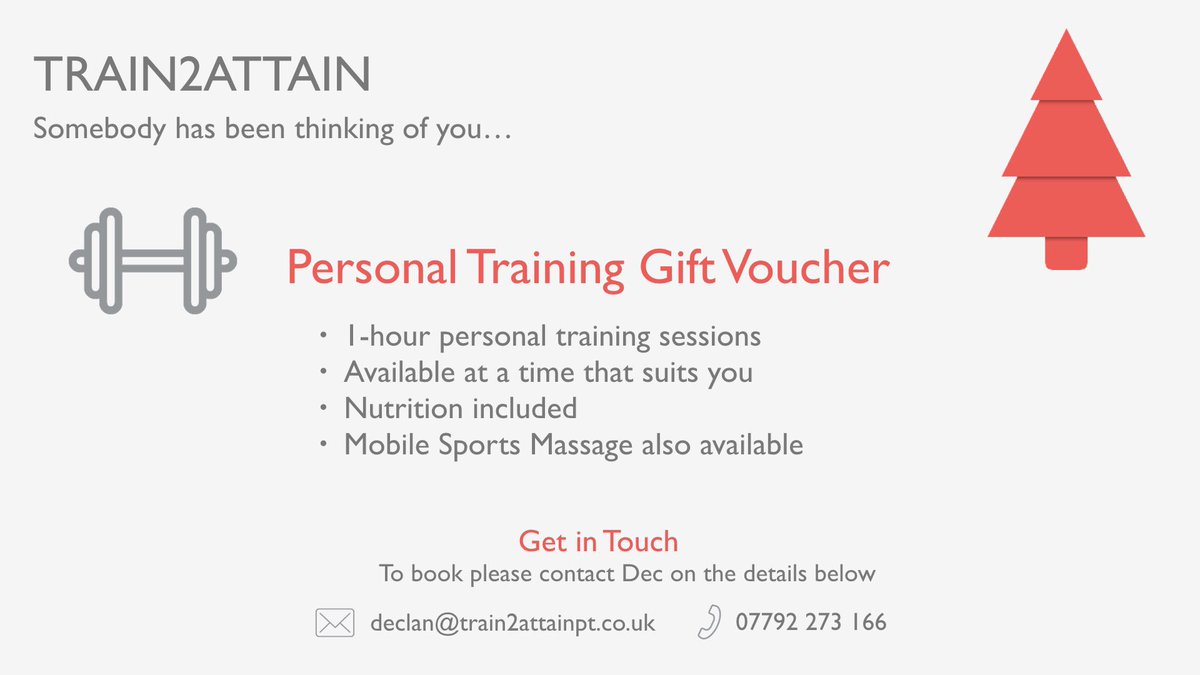 train2attain's tweet image. Your perfect #giftidea for #christmas 🎄 message me for details and to book! #personaltraining #alderleyedge #cheadle #bramhall #wilmslow