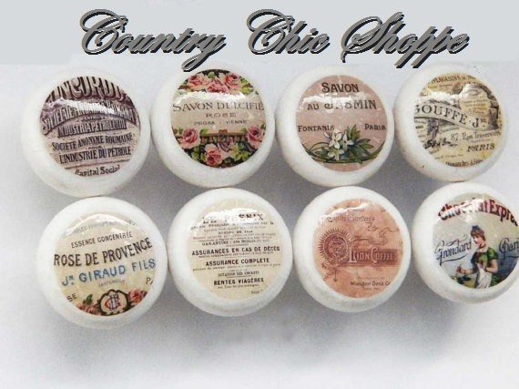 ruralgals's tweet image. Shaker Style Knobs Themed with Vintage French Logos, Set of 8 or Buy Ind… etsy.me/2deyVHd #Etsy #ShakerKnobs