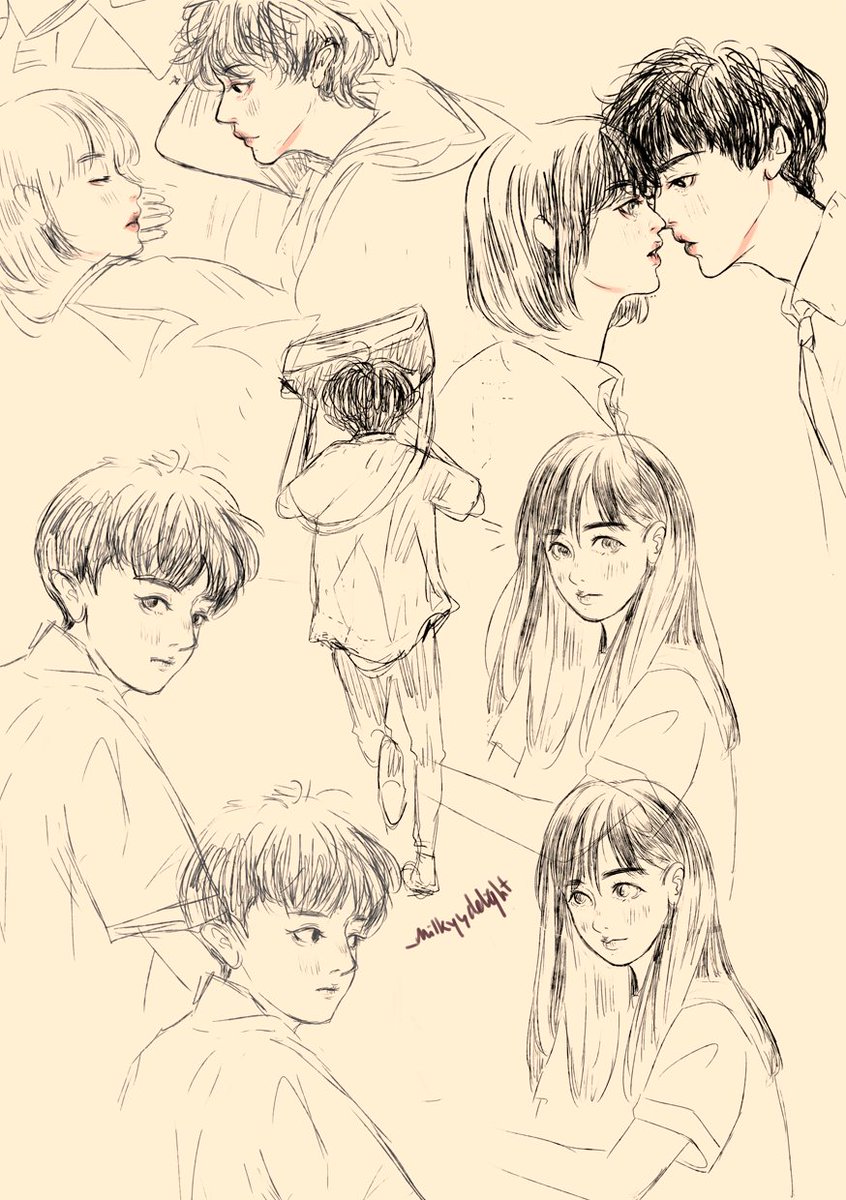 bcs I listen "kirara- ikimonogakari" then i don't expect to make doodle 
chansoo x aoharu ride(crossover)(.__.//) 
#chansoo #crossover #exo 