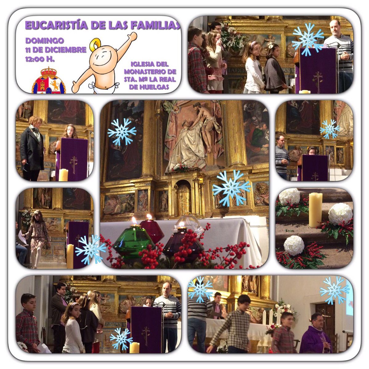 HuelgasReales's tweet photo. Eucaristía de las familias celebrada hoy. https://t.co/67ipiv5iFd