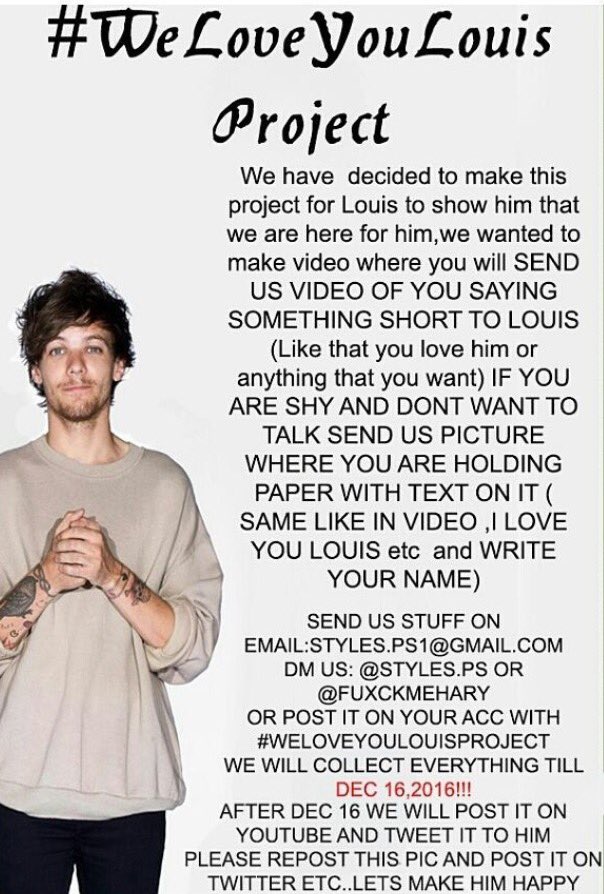 ryannroseee's tweet photo. #WeLoveyouLouis #ProudOfLouis #louisproject #justdoit #JustHoldOnLouis #LouisTomlinson https://t.co/2xYmupo2Pu