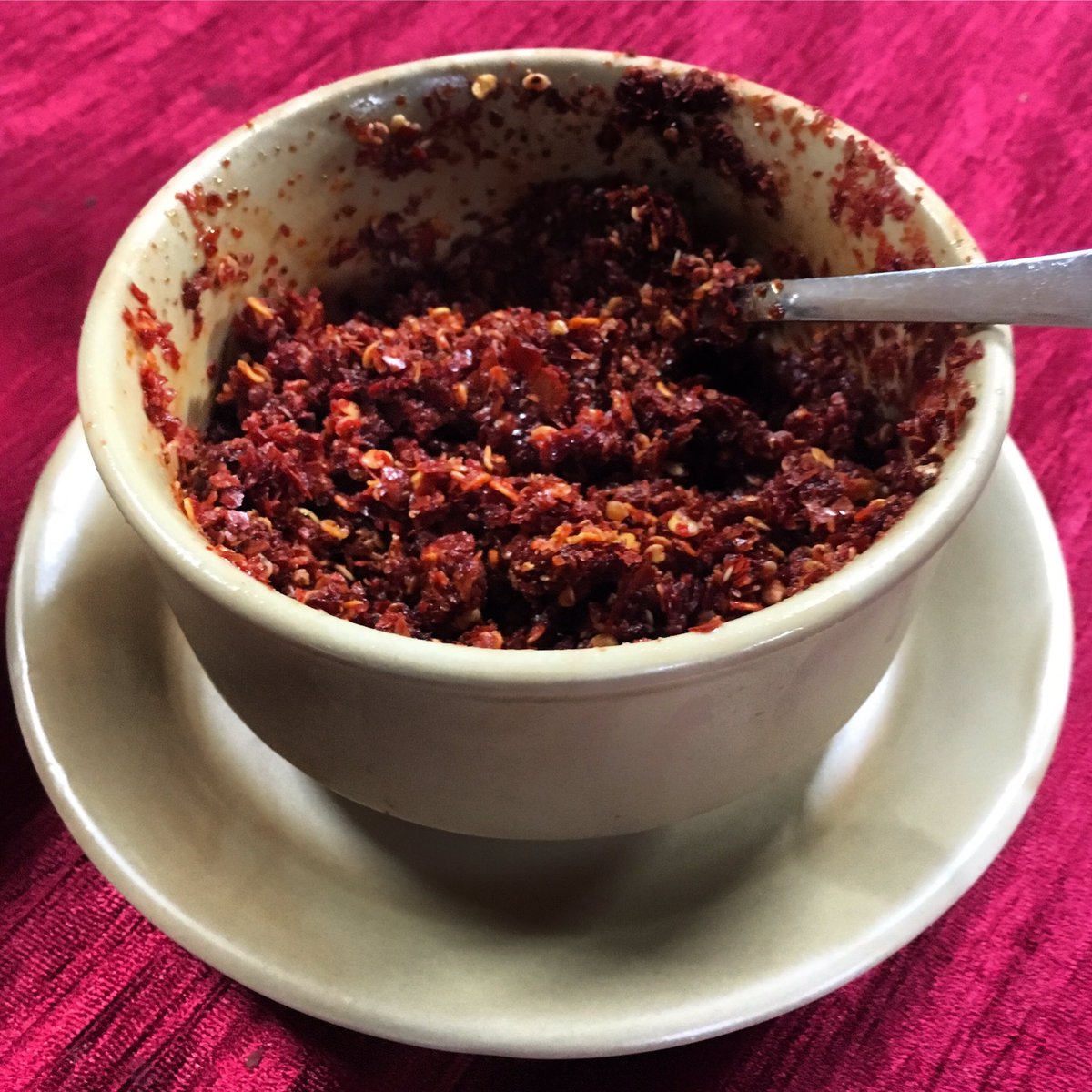 CurtisSChin's tweet photo. Amb. @TLkhagvadorj: here's to the simple comforts. #Bhutan or #Mongolia. Got #shaphaley, #chilipeppers🌶 & a warm fire 🔥
#Winteriscoming https://t.co/EUFF2rP9g1