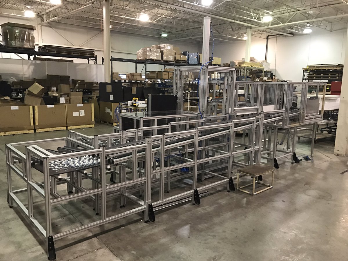 Fastube's tweet photo. This system was quite the project but we always enjoy the challenge of creating solutions. Also a look at our aluminum rack line. #Fastube https://t.co/lqfmZqz09S