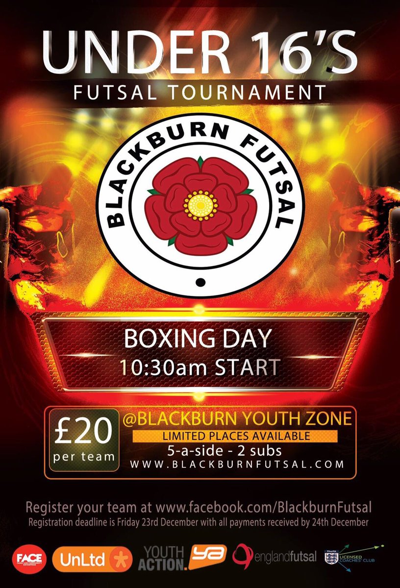 _face____'s tweet image. We have a new programme coming to life and an introductory under 16s tournament upcoming on Boxing Day #getonit #facetoday #futsal
