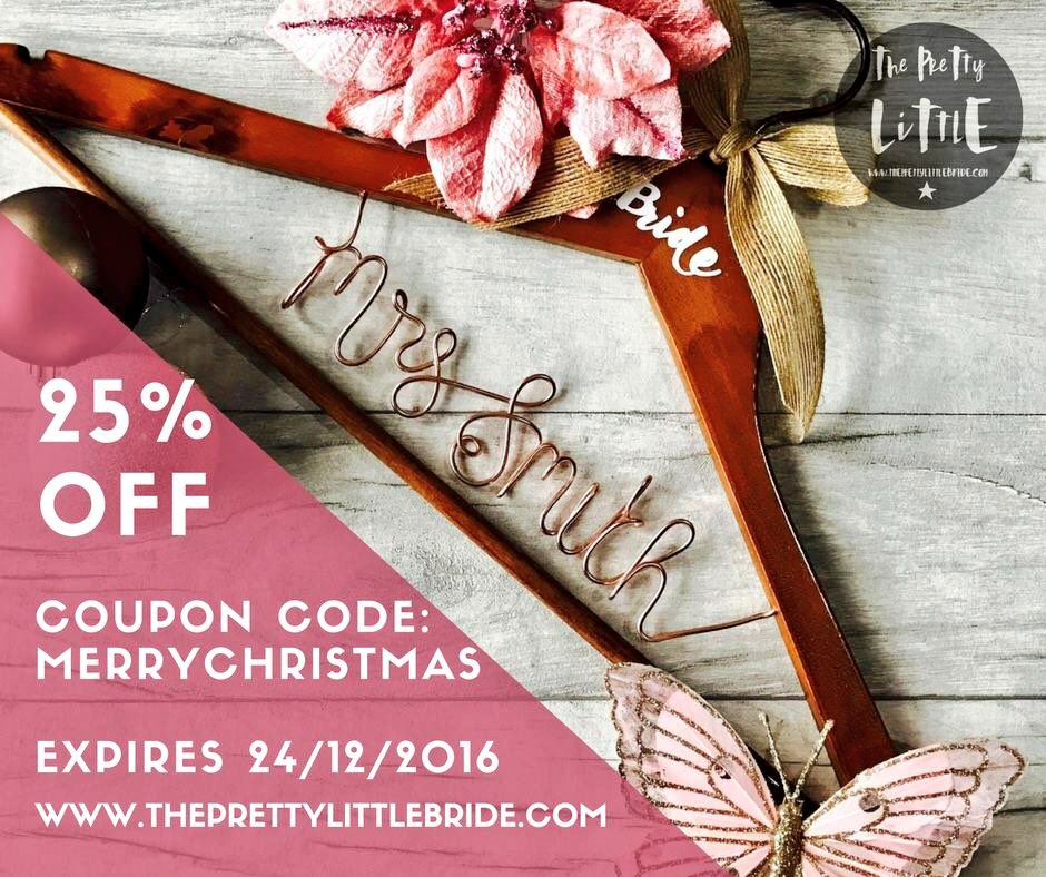 THEPLBRIDE's tweet image. 25% OFF OUR ONLINE STORE 
COUPON CODE: MERRYCHRISTMAS
OFFER ENDS 24/12/2016 MIDNIGHT!

THEPRETTYLITTLEBRIDE.COM
