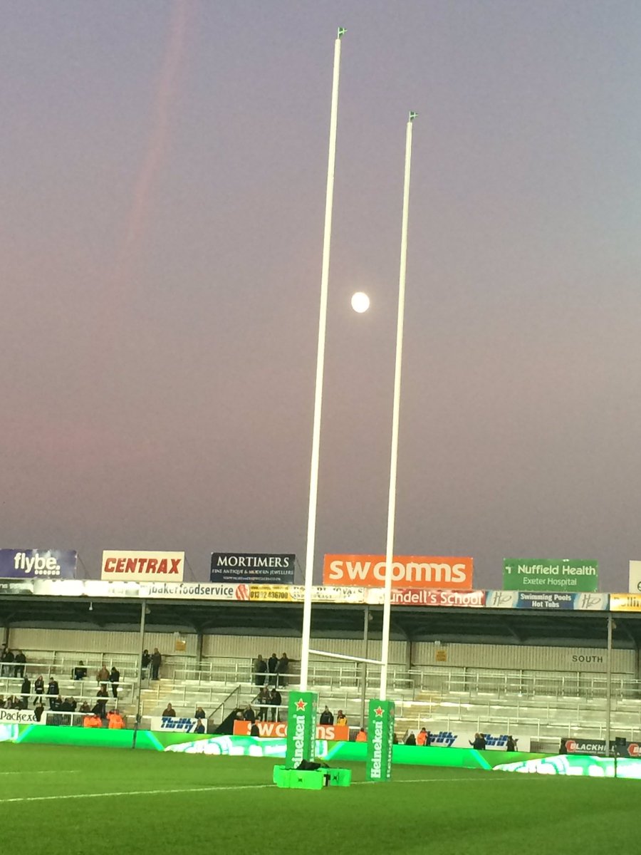 ExeterChiefs's tweet image. And now. An attempt at art. The moon conversion.