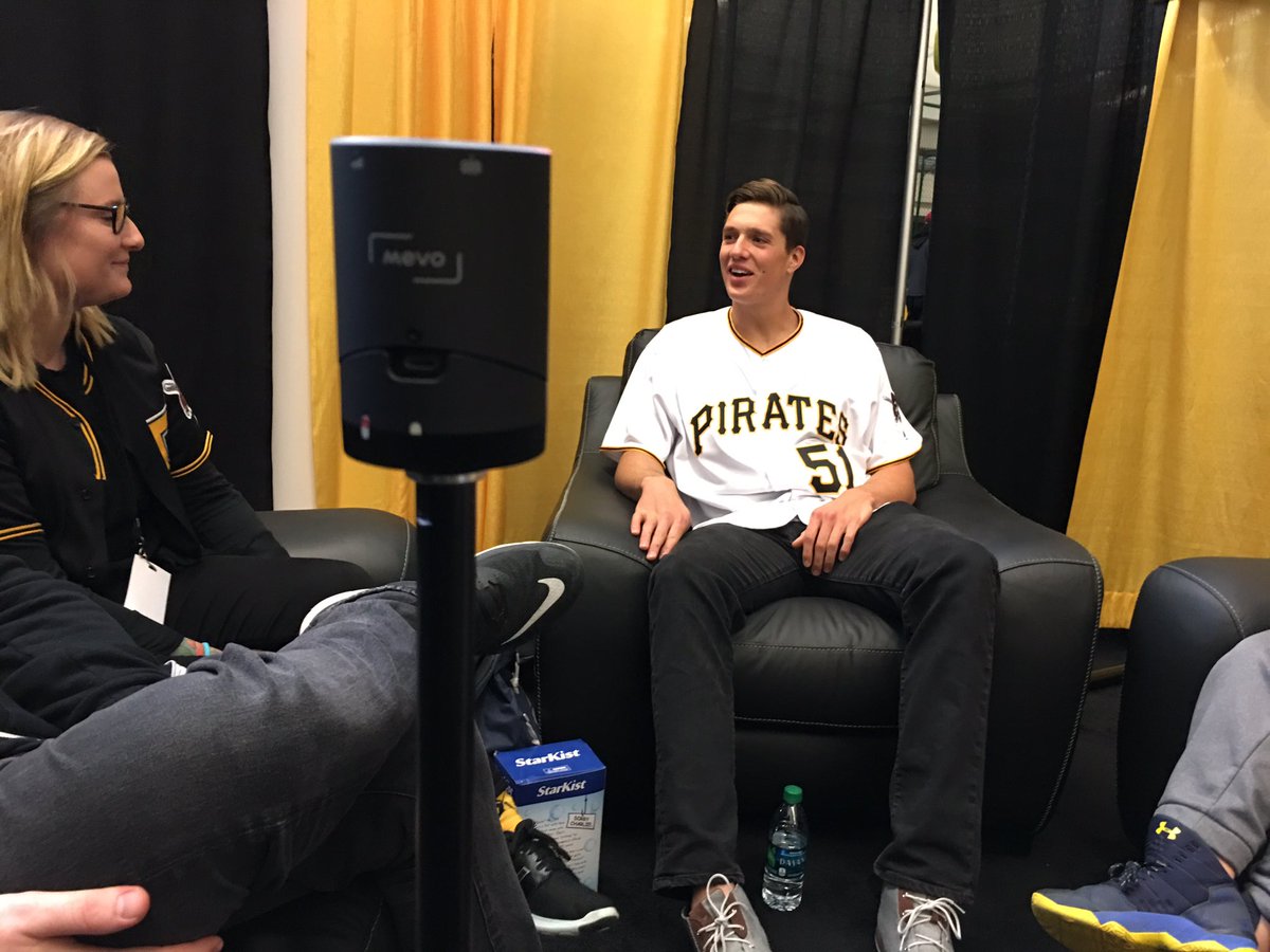 Pirates's tweet photo. Check out our #BucSocialVIP session with @TGlasnow now on https://t.co/gyuU5hhszE https://t.co/TLSoOUFVeo