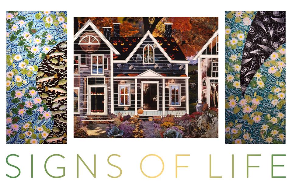 VTArtsCouncil's tweet photo. Great Hall's 6th annual showcase, Signs of Life, features the works of husband & wife Roger Sandes & Mary Welsh. #vtarts2016 #SpringfieldVT https://t.co/d9BCSFbmcg